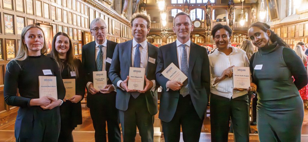 Winners of the Advocte Pro-Bono Awards, 2025.