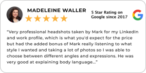 Studio Grey Professional Headshots another 5 star review by a satisfied customer.